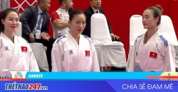 Karate Việt Nam đoạt HCV đồng đội nữ, nối dài chuỗi vàng SEA Games 33