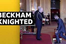 Cựu đội trưởng Anh David Beckham được Vua Charles phong tước Hiệp sĩ
