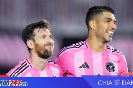 Inter Miami mất Suarez: Messi gánh trọng trách tại MLS Play-off