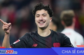 Ibrahim Maza lập cú đúp, Leverkusen hủy diệt Heidenheim tại Bundesliga