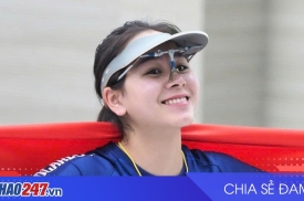 Bắn súng Việt Nam: Trịnh Thu Vinh trong top 10 thế giới tháng 11