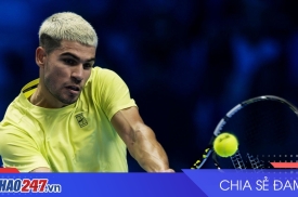 Lịch thi đấu tennis ngày 11/11: Carlos Alcaraz trước thử thách lớn
