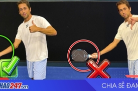 Độ trễ cổ tay trong Pickleball: Kỹ thuật then chốt tạo cú đánh mạnh, xoáy