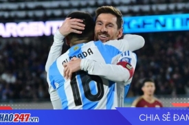 Argentina thắng Angola 2-0: Messi và Almada tỏa sáng