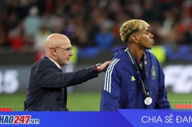 HLV Tây Ban Nha bác bỏ bất đồng với Barca về chấn thương Lamine Yamal