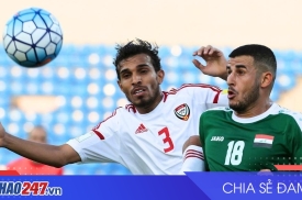 Trực tiếp Iraq vs UAE: Kịch tính không bàn thắng ở vòng loại World Cup