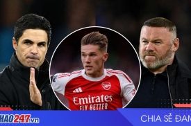 Arteta vui mừng trước lời khen của Rooney dành cho Gyökeres