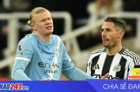 Newcastle Hạ Gục Man City 2-1: Harvey Barnes Lập Cú Đúp