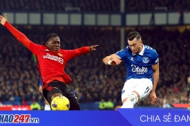 MU thắng kịch tính 2-1 trước Everton tại Premier League ngày 25 tháng 11