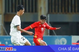 U17 Việt Nam 1-0 U17 Hồng Kông: Minh Thủy lập siêu phẩm