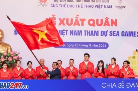 Lễ Xuất Quân Đoàn TTVN dự SEA Games 33: Mục tiêu 91-110 HCV