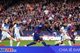Barca chật vật hạ Alaves 2-1: Olmo ghi bàn, Flick tìm lại niềm vui