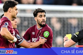 West Ham chốt tương lai Lucas Paqueta sau thẻ đỏ gây tranh cãi