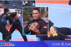 Võ sĩ Indonesia chơi xấu Nguyễn Duy Tuyến, Việt Nam giành HCV Pencak Silat SEA Games 31