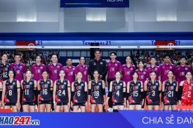 Bóng chuyền nữ Thái Lan chốt đội hình SEA Games 33, hướng tới HCV