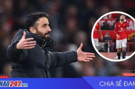 HLV Ruben Amorim 'tức giận' sau trận hòa 1-1 của Man United trước West Ham