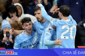 Man City dễ dàng hạ Sunderland 3-0, áp sát ngôi đầu Ngoại hạng Anh