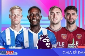 Brighton Hòa Kịch Tính West Ham 1-1: Rutter Cứu Vớt Phút Cuối