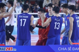 Bóng chuyền Việt Nam thắng Lào: Quản Trọng Nghĩa tỏa sáng