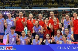 Bóng chuyền nữ Việt Nam thắng Philippines 3-0, vào chung kết SEA Games 33