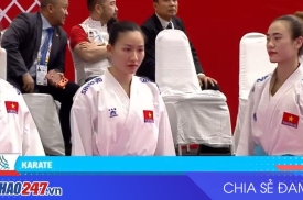 Karate Việt Nam đoạt HCV đồng đội nữ, nối dài chuỗi vàng SEA Games 33