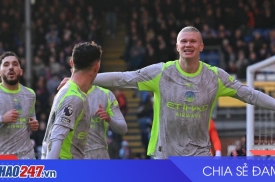 Man City Đánh Bại Crystal Palace 3-0: Haaland Lập Cú Đúp