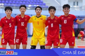 U16 Futsal Việt Nam đại thắng 5-2 Myanmar, mở rộng cửa vào chung kết