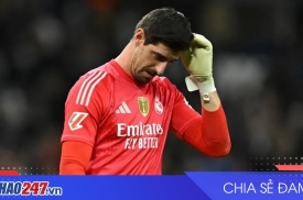 Courtois bị Atletico Madrid gạch tên khỏi 'Đường đi của các huyền thoại'