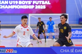 U19 và U16 Futsal Việt Nam lỡ huy chương đồng giải Đông Nam Á 2025