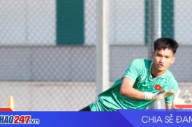 Thủ môn Phạm Đình Hải bay 6.000km hội quân U23 Việt Nam trước VCK U23 châu Á 2026