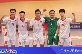 Futsal Việt Nam thắng Lebanon, rộng cửa vào tứ kết giải châu Á