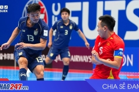 Futsal Việt Nam và Thái Lan hòa 0-0 (hiệp 1) tại VCK châu Á 2026