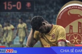 Sriwijaya FC thua sốc 0-15, bóng đá Indonesia rúng động