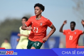 Ronaldo Jr ra mắt U16 Bồ Đào Nha trên sân nhà tại Algarve