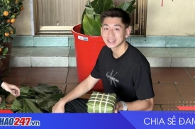 Trung vệ Nhật Minh đón Valentine giản dị với bánh chưng Tết Nguyên đán 2026