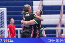 Futsal nữ châu Á 2026: Úc sớm vào bán kết, Việt Nam rộng cửa đi tiếp