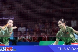 Cầu lông Singapore IC 2026: Diệu Ly/Khánh ngược dòng vào Tứ kết