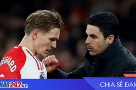 Odegaard lung lay vị thế ở Arsenal trước đà thăng hoa của Eze