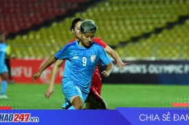 Tuyển nữ Ấn Độ mất trụ cột Anju Tamang trước trận gặp Việt Nam