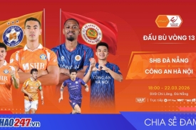 SHB Đà Nẵng vs CAHN: Ai sẽ thắng trận bù V-League vòng 13?