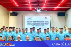 Khai giảng khóa HLV chứng chỉ C/AFC/VFF 2026 tại Hải Phòng