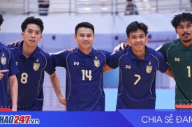 Thái Lan thắng Đông Timor 4-1, xếp sau Việt Nam tại Giải Futsal ĐNÁ 2026