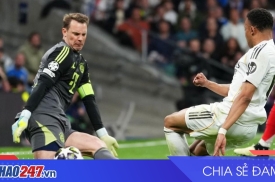 Neuer tỏa sáng, Bayern hạ Real 2-1 ở tứ kết Champions League