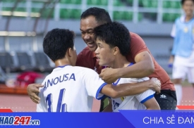 U17 Lào gây sốc, thắng U17 Thái Lan 3-2 tại giải Đông Nam Á 2026