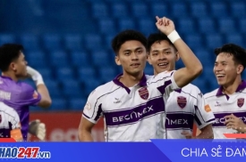 Becamex TP.HCM 1-0 Nam Định (H1): Việt Cường mở tỷ số sớm