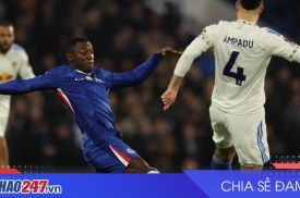 Chelsea thắng kịch tính Leeds 2-1: Sterling lập công quyết định