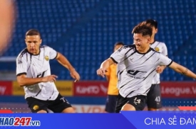 Thanh Hóa 1-0 Hà Nội (Hiệp 1): Ngọc Mỹ tỏa sáng, Bá Tiến nhận thẻ đỏ