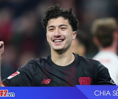 Ibrahim Maza lập cú đúp, Leverkusen hủy diệt Heidenheim tại Bundesliga