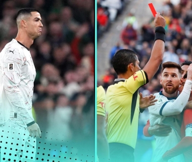 Ronaldo Nhận Thẻ Đỏ Thứ 13, Vượt Messi Gấp 4 Lần Trong Sự Nghiệp