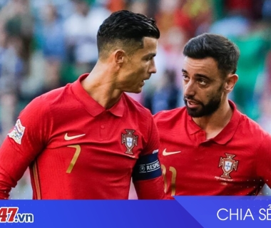Bruno Fernandes: Ronaldo đã biết mình mắc sai lầm sau thẻ đỏ trước Ireland